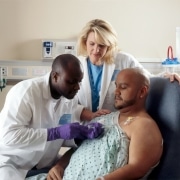 General Nurse Practitioner with a patient