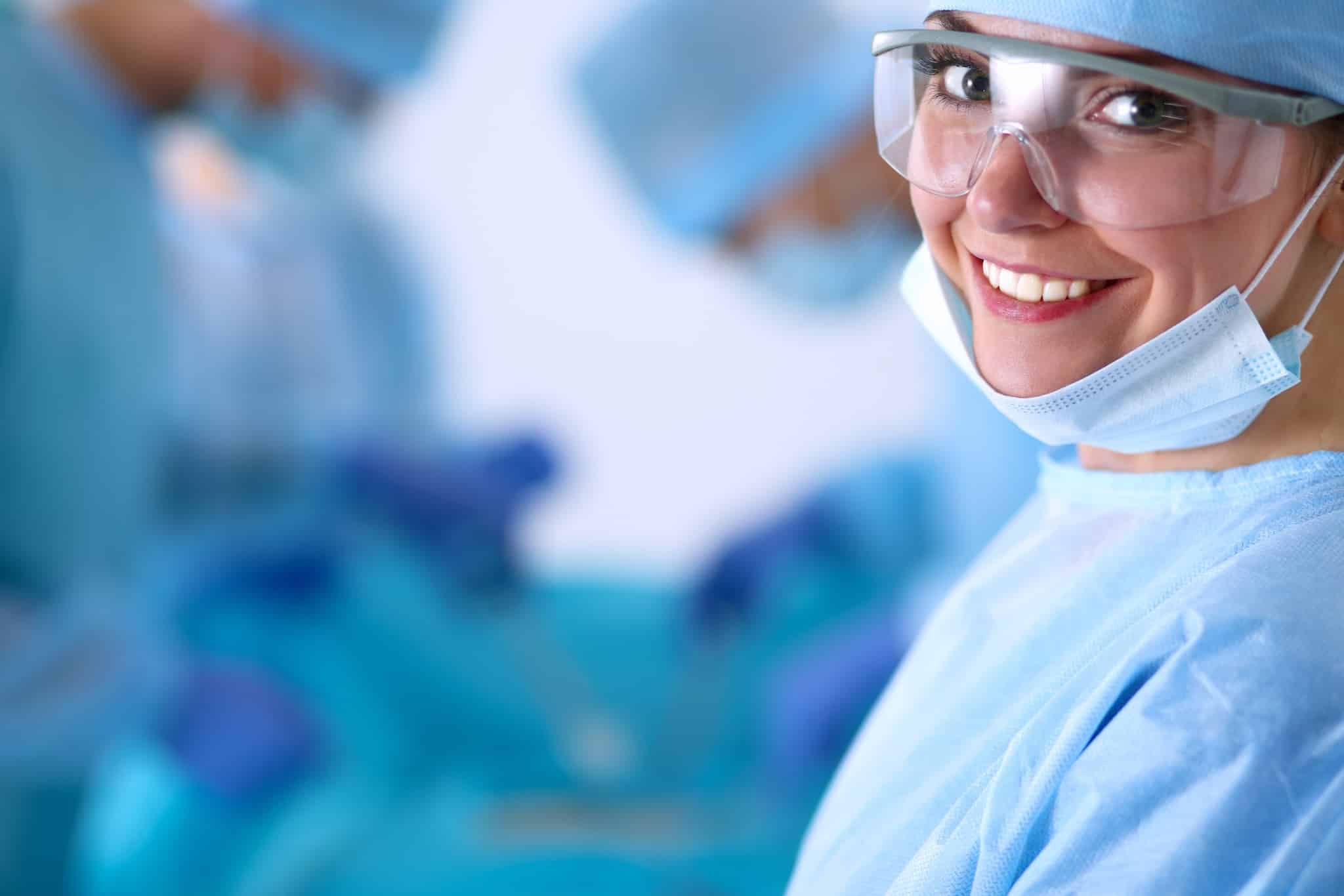 Young surgery team in the operating room